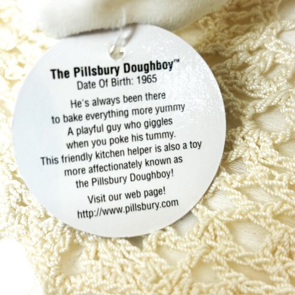 1997 Pillsbury Doughboy Plush Beanie Dakin Beanbag Doll - 8 “ tall – Vintage - Picture 7 of 8